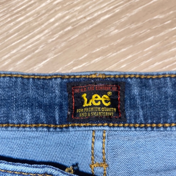 Lee Flared Raw Hem Denim Jeans - Picture 3 of 6